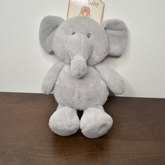 2018 KellyToy KellyBaby Elephant 12" Plush Stuffed Animal Crinkle Ear Rattle - Picture 2 of 12